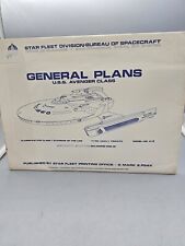 Star Trek General Plans Blueprints USS Avenger Class 1983 Star Fleet Spacecraft picture
