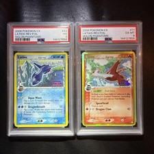 Pokemon Latios & Latias Holon Phantom Reverse Holo 11&12 PSA 6/3 Sequential Pair picture
