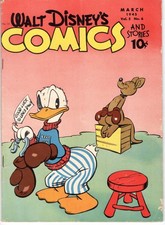 Walt Disney's COMICS & STORIES #54 Donald Duck by Carl Barks 1945 FINE picture