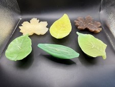 Vintage Leaf Floating Candles Lot of 6 Autumn Fall Decor Centerpiece Unused picture