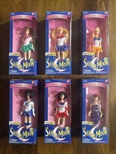 RARE 1995 BANDAI Sailor Moon 6” Adventure Dolls Lot Complete Set of 6 NEW picture