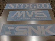 Arcade style 2 Vinyl Decals NeoGeo MVS SNK  Multi pack * Read description * picture