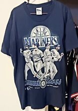 Vintage Single Stitch Pro Player Seattle Mariners  Griffey Jr. A-Rod Mens XL Tee picture