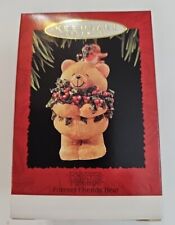 1995 Hallmark Forever Friends Bear Christmas Ornament New IOB Z12 picture
