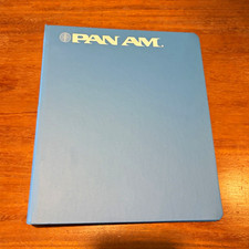 Pan Am Blue 3-Ring Binder Binder picture