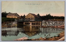 The Old Mill Piseco Lake NY Adirondacks Adirondack Mountains Postcard P4 picture