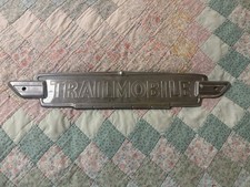 Vintage Trailmobile Aluminum Semi Trailer Emblem Badge 24” Trucking Sign picture