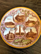 Antique Souvenir of Boston, Mass Landmarks Plate 1904-1918 picture