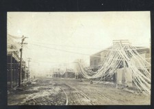 REAL PHOTO JEFFERSON CITY MISSOURI DOWNTOWN STREET SCENE ICE POSTCARD COPY picture