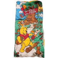 RARE Vintage 1990S WINNIE THE POOH By The Walt Disney Collectable Sleeping Bag picture