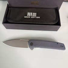 WE Knife Speedster Frame Lock 21021B-3 Knife CPM 20CV Blue Titanium picture