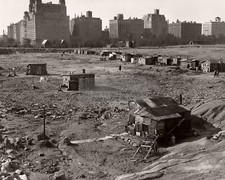 HOOVERVILLE GREAT DEPRESSION ERA CITY IN CENTRAL PARK NEW YORK 1933 8X10 PHOTO picture
