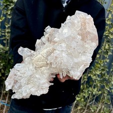 8.5LB A+++Natural white crystal Himalayan quartz cluster raw stone/mineral picture