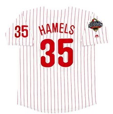 Cole Hamels 2008 Philadelphia Phillies World Series White Jersey Men’s Large picture