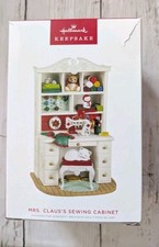 Hallmark 2022 Mrs Claus's Sewing Cabinet Artist Event Exclusive w/2 signatures picture