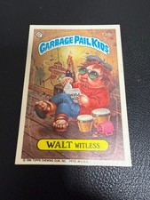 1986 Topps Garbage Pail Kids Walt Witless 134b picture