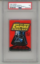 1980 Topps Star Wars Empire Strikes Back ESB 1st Series Wax Pack PSA 7 picture