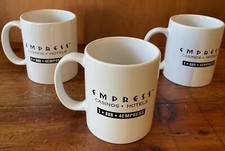 3 Vintage Empress Casino Coffee Cup Mugs Riverboat Gambling Changing SlotMachine picture