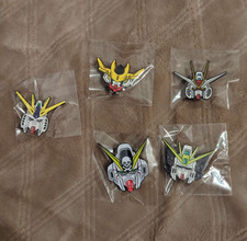 Gundam Gen1 Pin Set Nu gundam, Lupus Rex, Wing EW, Crossbone X-1, Strike Freedom picture