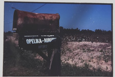 1976 Auburn Opelika News Mailbox Alabama Cotton Field Rural 35mm Film Slide Mb10 picture