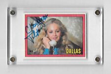 Signed 1981 Donruss Dallas #43 Lucy Phones VAR Red Border Charlene Tilton Card picture