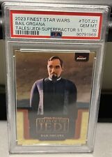 2023 Topps Finest Star Wars Bail Organa Superfractor 1/1 PSA 10 picture
