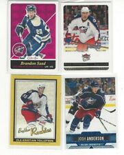 2017-18 Upper Deck Overtime Blue #91 Josh Anderson Columbus Blue Jackets picture