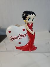 Vintage Betty Boop Long Dress w/ Heart Ceramic Pencil Holder/planter Handpainted picture