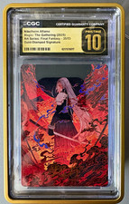 2025 MTG FINAL FANTASY ART SERIES GOLD STAMPED #35 NIBELHEIM AFLAME CGC 10 picture