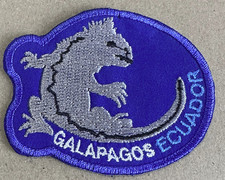 Patch Galapagos National Park Ecuador Iguana  Souvenir South America picture