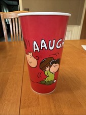 Raising Cane's Chicken Fingers PEANUTS Charlie Brown & Lucy Football DRINK CUP picture