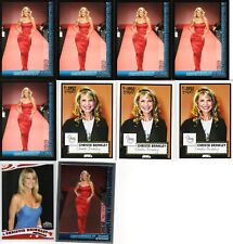 Lot of 10 CHRISTIE BRINKLEY RC 2005-06 Topps & bowman Chrome, 2006-07 Topps picture