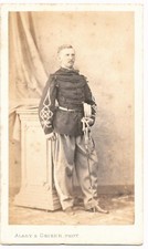 Lieutenant Spahis Army Denmark 1868 Algiers Alary & Geiser Photo CDV Military picture