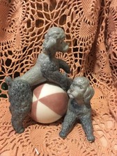 Lladro 1258 Playful Dogs Retired Mint Condition No Box Over 35 Years Old L@@K picture