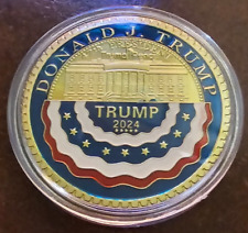 Rare 2020 US Donald Trump Coin Keep America Great - Golden picture