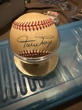 Autographed Willie Mays Feeney Baseball No Coa picture