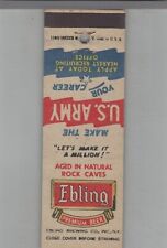 Matchbook Cover - Beer - Ebling Premium Beer Make The US Army Your Career picture
