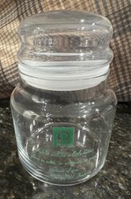 Vintage Publix Employee Glass Candy Jar George Jenkins Quote Candy Canister VGC picture