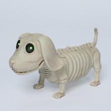 Small Skeleton Dog with Light and Sound, Halloween Decoration picture