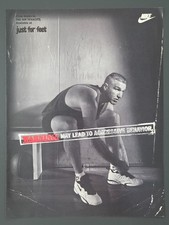 1995 PRINT AD Nike Basketball Sneakers