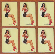 Vintage Earl MacPherson  54 Near Mint  Pinup Playing Cards Deck  1945 2 Jokers picture