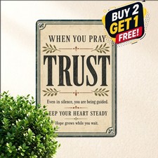 vintage inspirational quote rustic tin metal signs home picture