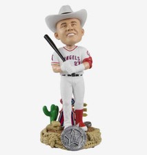 Mike Trout Los Angeles Angels Cowboy Homer Hat Bobblehead MLB picture