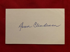 Donn Clendenon signed 3x5 index card / Auto / Dec / 1969 Amazin' Mets / WS MVP picture