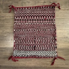Vintage Navajo Native American Sampler Rug Blanket Coffee Table 13x15” picture