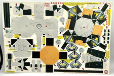 1960s Gulf Oil Co. Lunar Module Kit Promo Space Travel Moon 18.5 x 12.5 Apollo picture