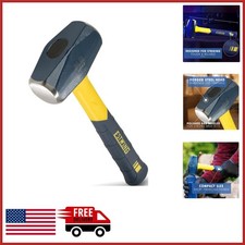 Versatile Drilling Hammer 3lb with Fiberglass Handle for DIY & Professional Use picture