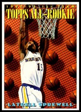 1993-94 Topps Latrell Sprewell #153 All-Rookie 1st Team Warriors picture