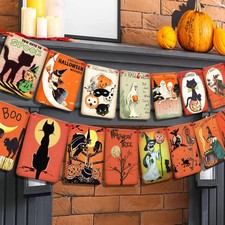 Vintage Halloween Party Decorations Johanna Parker Decor | Trick or treat sign b picture