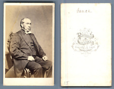 Reverend James Nance, Methodist Church CDV, Appleton &Co., Bradford. Card of  picture